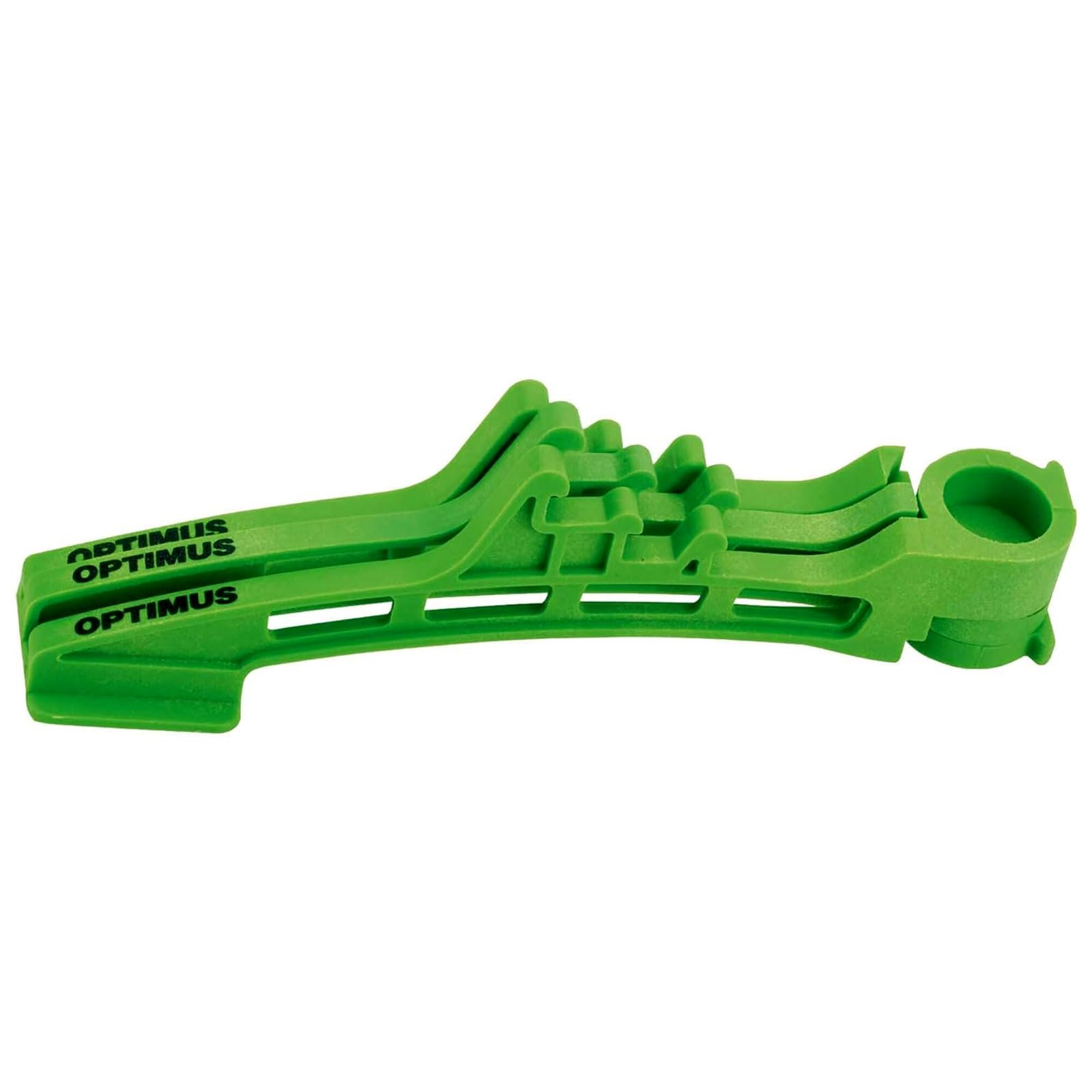 Supporto per Cartucce di Gas Optimus in Verde - Robusto Supporto per Cartucce per Fornelli da Campeggio, Pieghevole e in Nylon Antiurto, Fino a 450 g