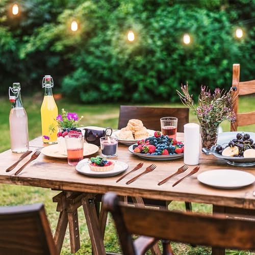 Couverts portables Hrippy en bois pour le restaurant et la maison