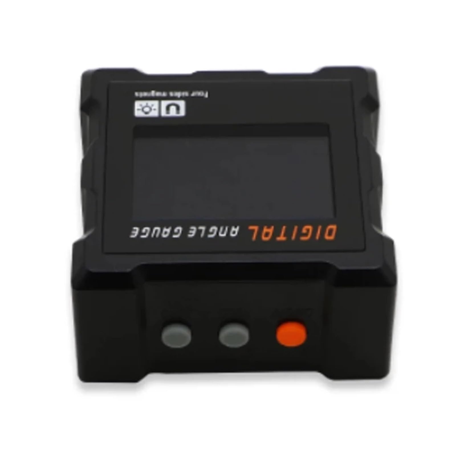 Inklinometr cyfrowy, 360 Stopni Mini Cyfrowy Kątomierz Inklinometr Elektroniczny Poziomica Cztery Strony Mocna Podstawa Magnetyczna Miernik Kąta dla Stolarki, Budownictwa