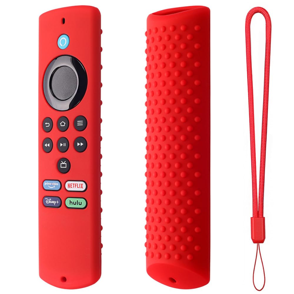Custodia in silicone per telecomando TV Adatto per Amazon Fire TV Stick Lite 2021 Blu