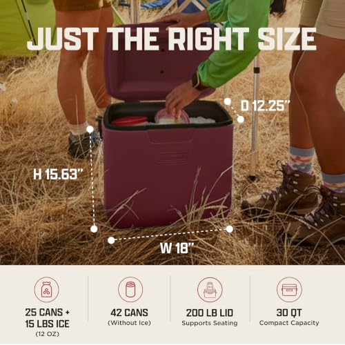 Image of Coleman Chiller 9 /16 /30 /48 /60qt Cooler with Ice Retention, Leak Resistant, Great for Camping, Concerts, Sports, and More