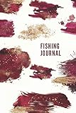  Fishing Journal: Fish Journal Notes  Red cover  6x9  120 pages