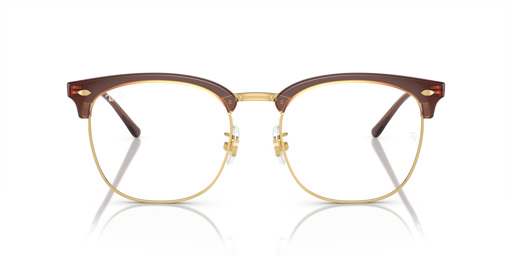 Ray-Ban Męskie kwadratowe oprawki na okulary korekcyjne Rx7318d