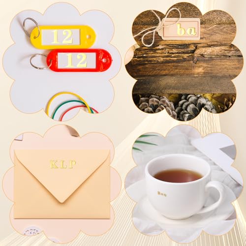 640 Stück kleine Buchstaben Aufkleber, 6 Sheets Buchstaben Sticker Goldene Glitzer-Selbstklebende Alphabet-Aufkleber für Abschlusskappen-Dekoration, Vinyl, für Flaschen, DIY-Bastelarbeiten, Scrapbook