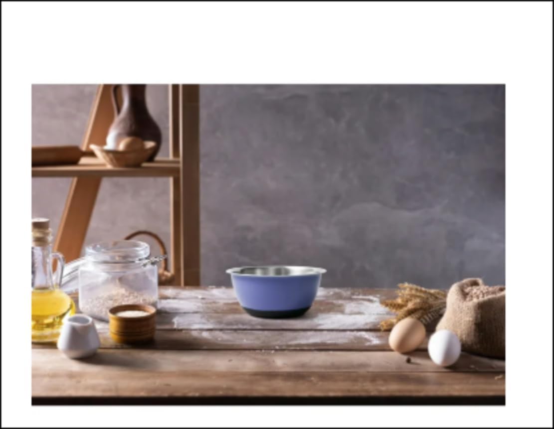 Stainless Steel Mixing Bowl, 1-Piece – Purple (2.75 Qt)