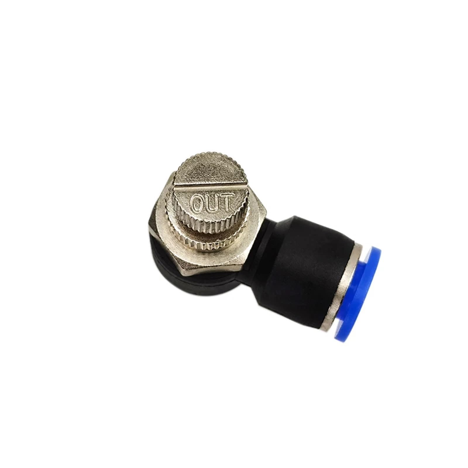 SL-Typ, Schnellanschluss, pneumatische Armatur 4, 6, 8, 10, 12 mm, Gewinde, M5, 0,3 cm, 0,6 cm, 1 cm, 1,3 cm, Luftgeschwindigkeitsregulierung (SL12-01)