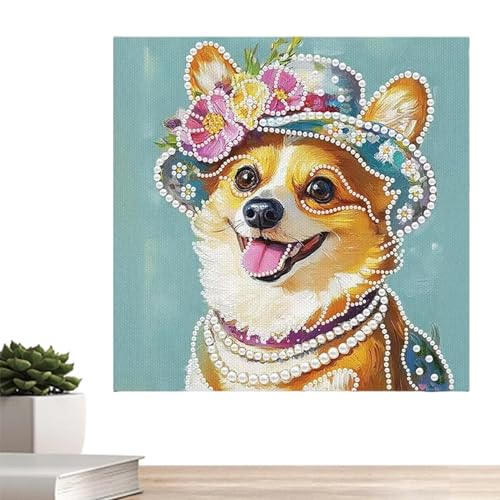 Peinture de perles d'animaux 30x30 cm pour loisirs créatifs