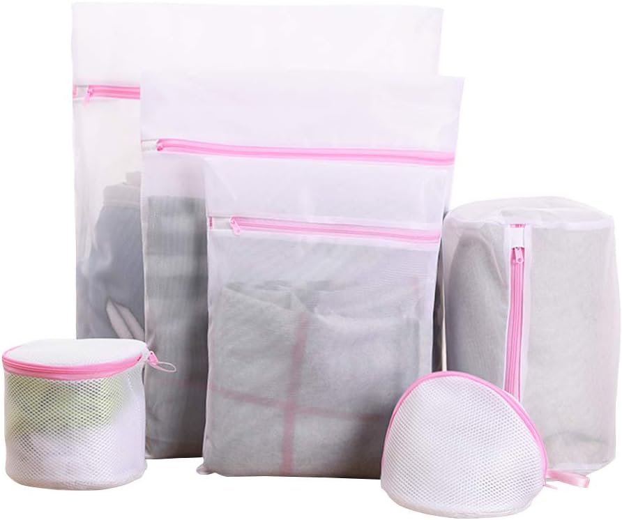 Set 2 Bolsas Malla Lavandería Para Lavar Ropa 2tamaños | Cuotas Sin Interés