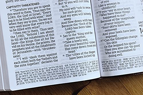 Harpercollins 9780310455080 Nasb, Super Giant Print Reference Bible thumb #8