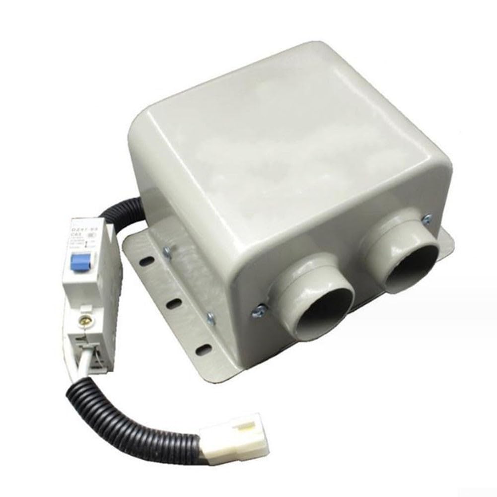 Schnellheizung, Auto-Heizlüfter, Entnebel, tragbar, elektrisch, 12 V 24 V, starkes Metallmaterial, effizientes Design (12 V 600 W)