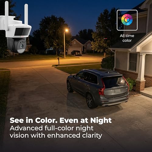 Image of Trueview 3MP 4G Mini PT CCTV Camera | BIS-ER (STQC Certified) | All Time Colour Night Vision | SIM Based Security Camera | Human Detection | 2-Way Audio |256 GB Memory Card & Cloud | Alexa | T18291SF
