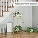 H HOMEXIN Plant Stand Indoor, 2 Tier Metal Tall Plant Stands 23.4