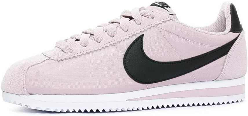 nike cortez trainers in pink nylon