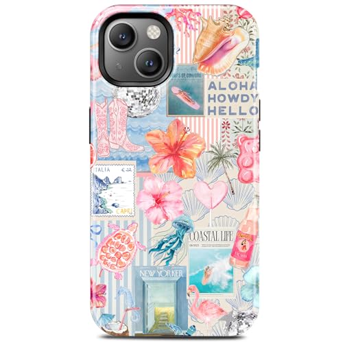 TAMUEL for iPhone 15 Case, Cute Aesthetic Beach Ocean...