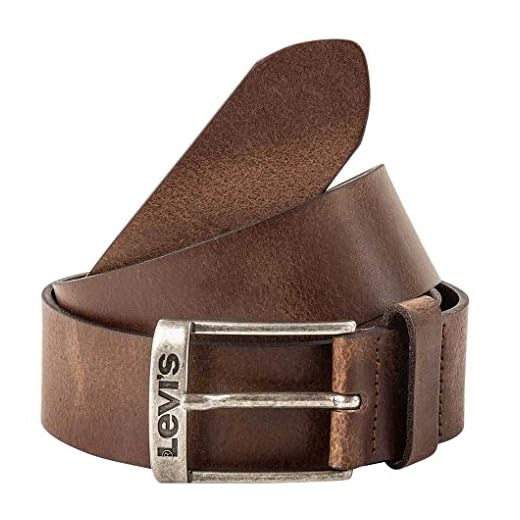 Levi's New Duncan, Cinturón Hombre, Marrón (Dark Brown), 95