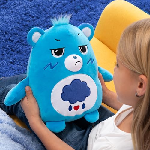 Care Bears Squishy 10" Plush Grumpy Bear - Blue, Soft Huggable Squishy Material! – Good for Girls and Boys, Employees, Collectors, Ages 4+ - image 3
