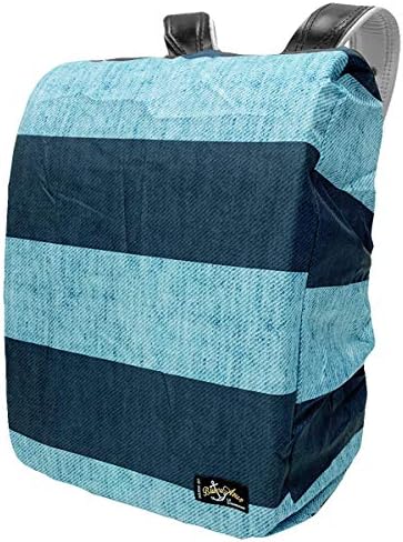 Amazon Co Jp ランドセルカバー 男の子 女の子 雨 おしゃれ Blueu Azur ブルーアズール ワイド対応 ランドセル レインカバー 収納袋付き 雨具 メール便 デニム柄コン F シューズ バッグ