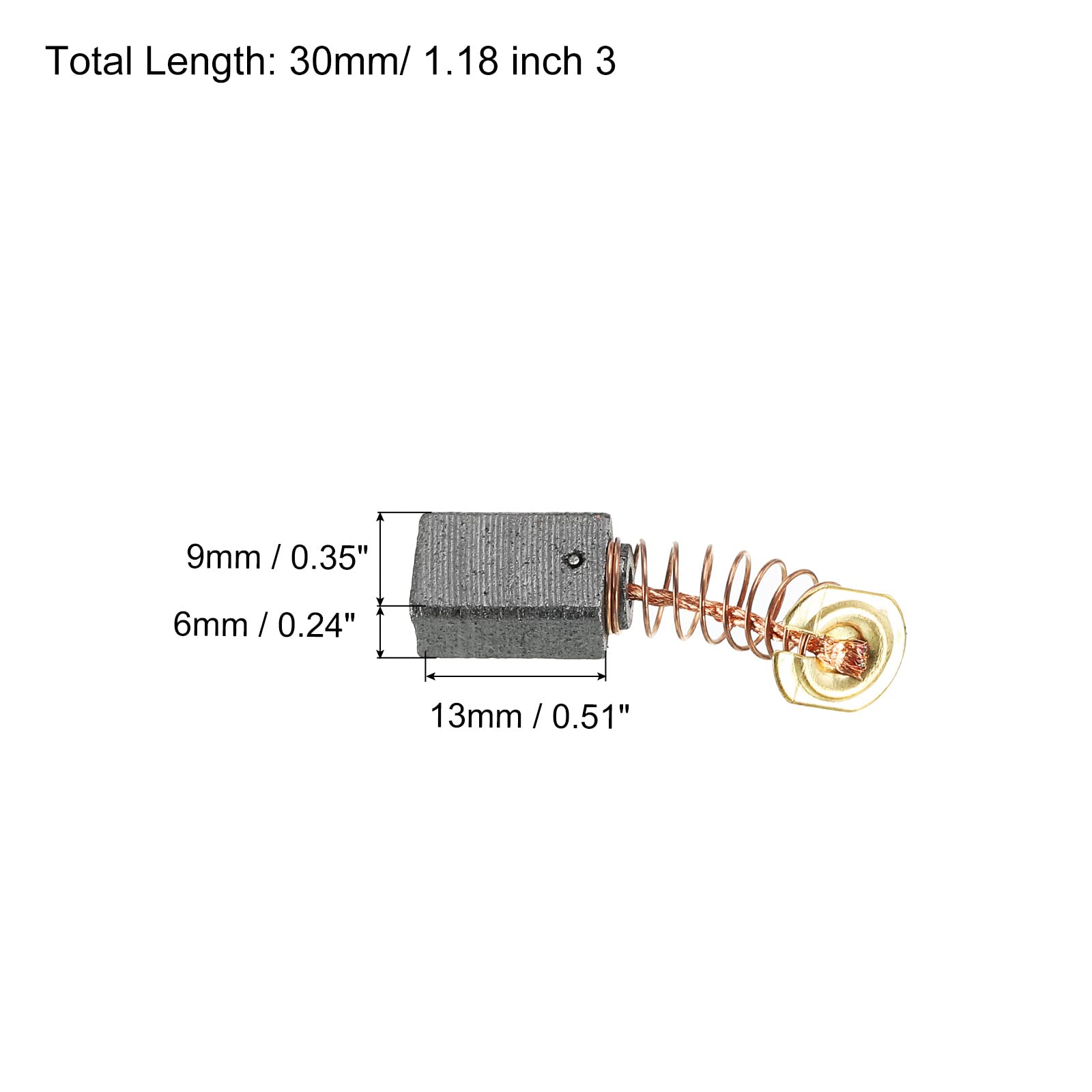 4 Spazzole A Carbone 22x16x6mm Per Motori Elettrici - Per Smerigliatrici, Trapani E Utensili