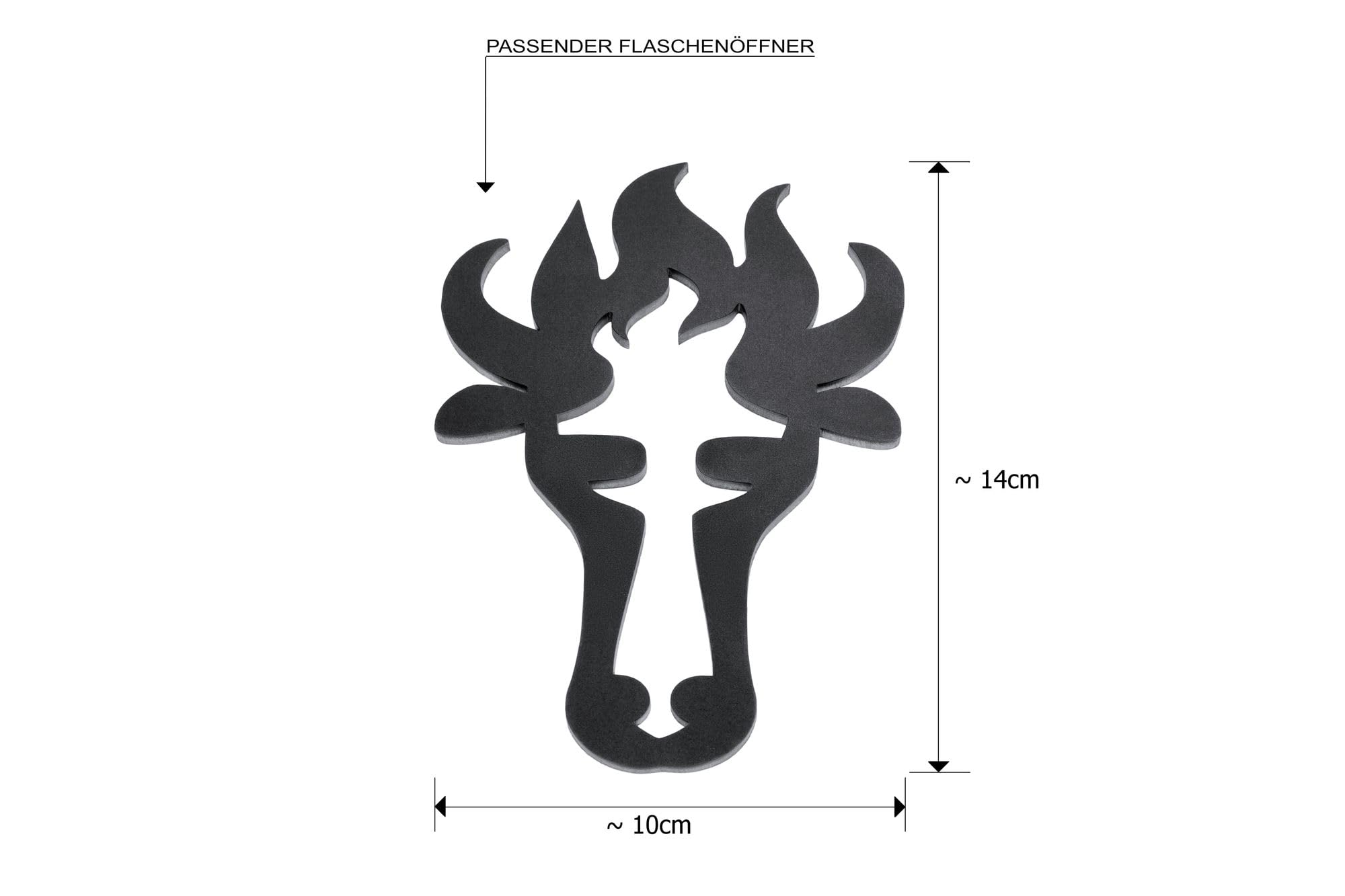 tuning-art FK04 Feuertonne Grill-Set | Feuerkorb Steckbar + Feuerplatte | Grillplatte, Größe:Windrose + Grillplatte