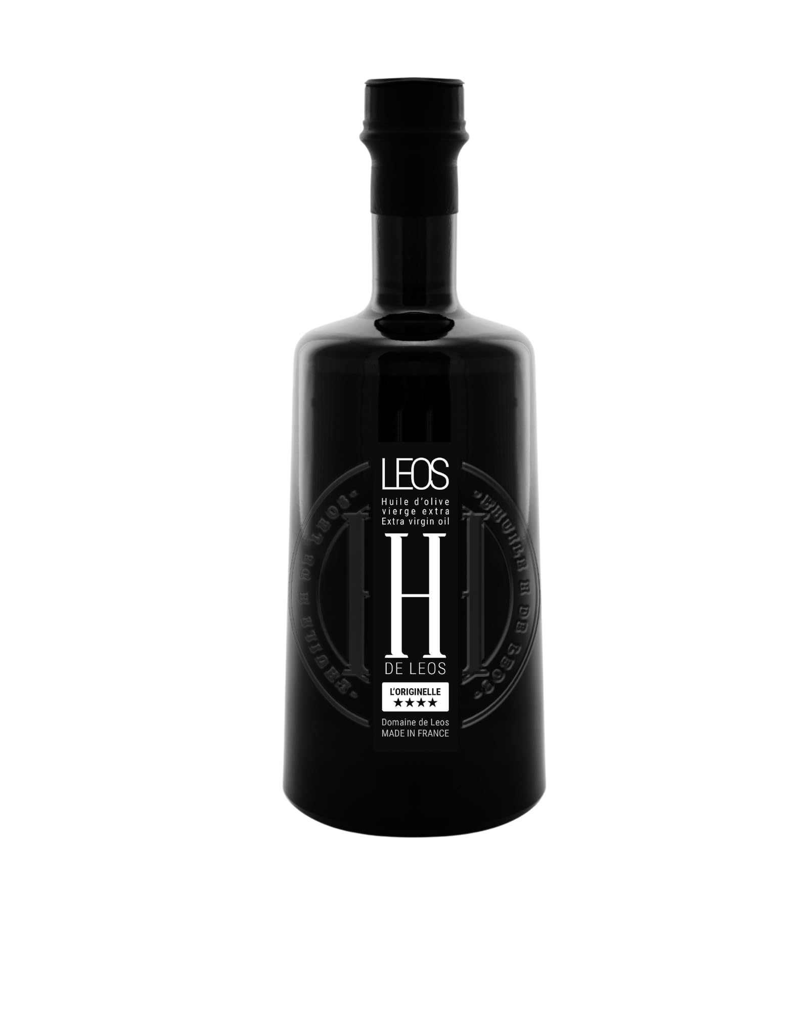 LEOS - Huile d'Olive Vierge Extra - H DE LEOS - L'Originelle - Multimedaillée - 500ml - Provence - Made in France