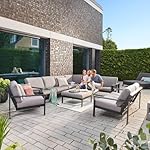 Home Deluxe Gartenlounge Rio XXL Schwarz