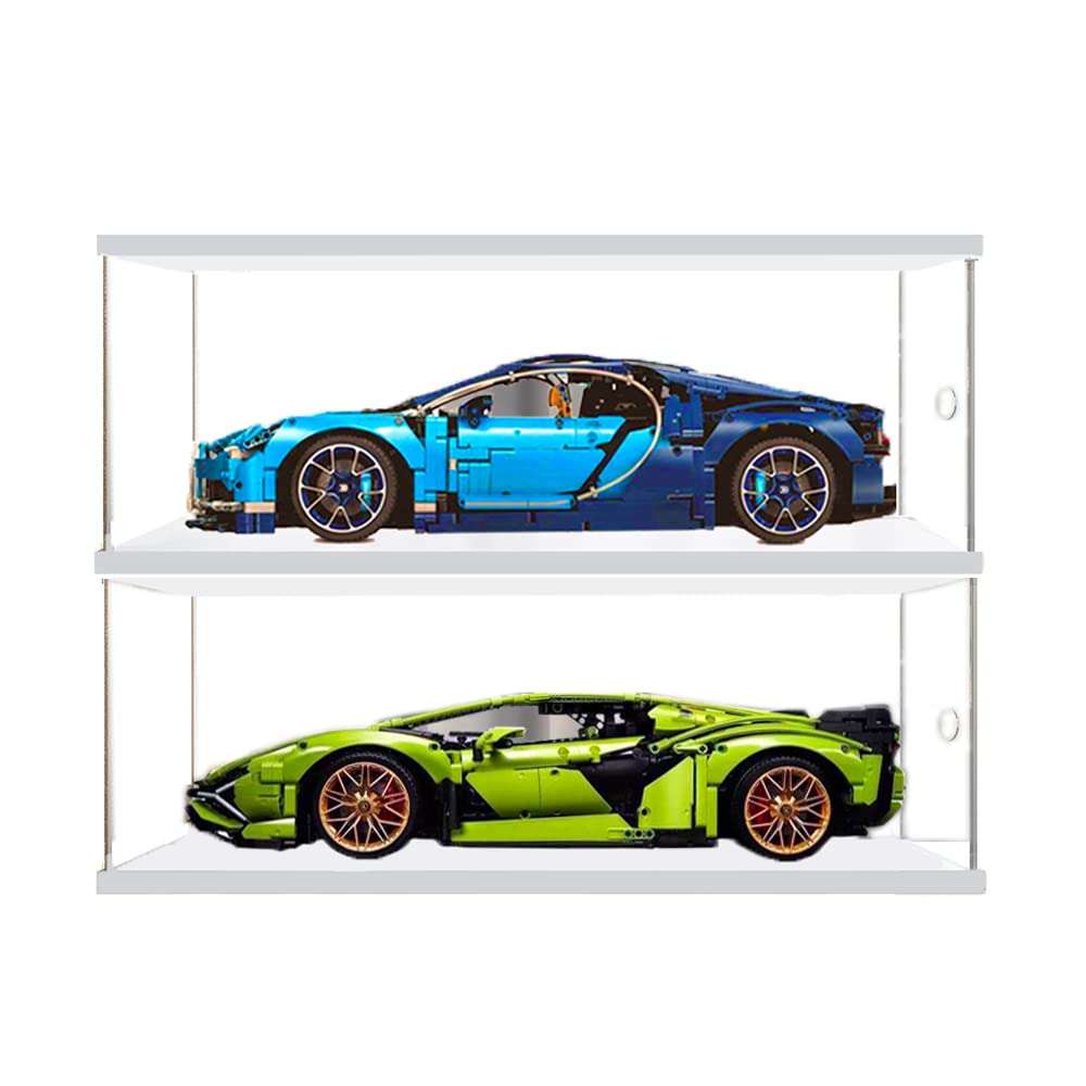 Buy DuvinDD 2 Shelf Acrylic Display Case for LEGO Technic