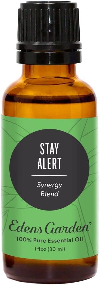 Edens Garden Stay Alert 10 ml Synergy Blend 100% Pure Undiluted Therapeutic Grade GC/MS Certified Essential Oil