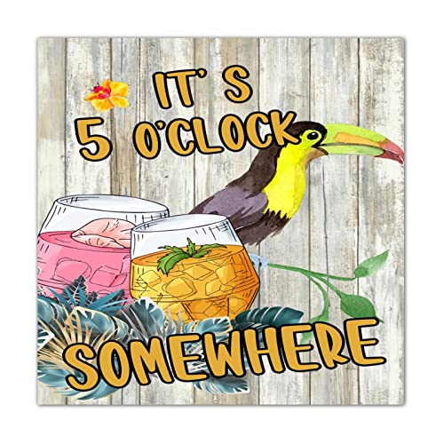 Cadre bois vintage flamant rose pour une ambiance relaxante et chaleureuse