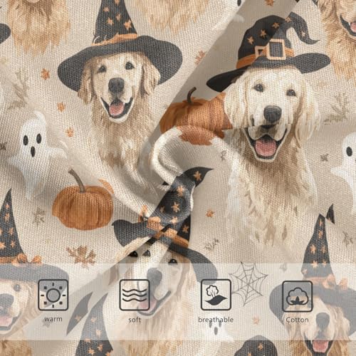 Girls Underwear Soft Cotton Halloween Golden Retriever Kids Panties in Sizes 2/3t, 4t, 5t, 6 and 83
