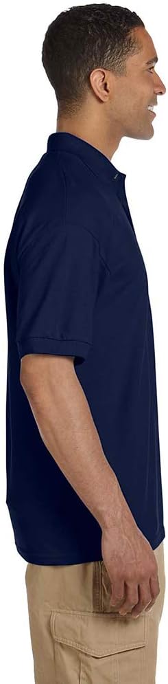 Polo Shirt Jerusalem Cross Embroidery Design Cotton Golf Shirt for Men Navy 2X Large Design Only