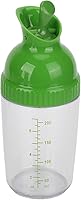 Vista 11 de Recipiente para aderezo de ensalada de 6.8 fl oz, botella mezcladora de aderezo de ensalada con tapa antigoteo para aderezos de ensalada, aceite