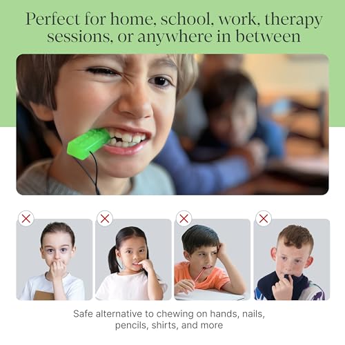 ARK Brick Stick, Chew Necklaces for Sensory Kids and Adults, Oral and Hand Fidget for Autism, ADHD, SPD, Anxiety, Medical-Grade 2-Textured Chew Necklace, XXT, Very Firm, Lavender - Image 6