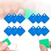 Automatic Needle Threader Sewing Machine Needle Threader DIY Needle Threader for Sewing Projects Fits All Needle Sizes (Blue 12 PC)
