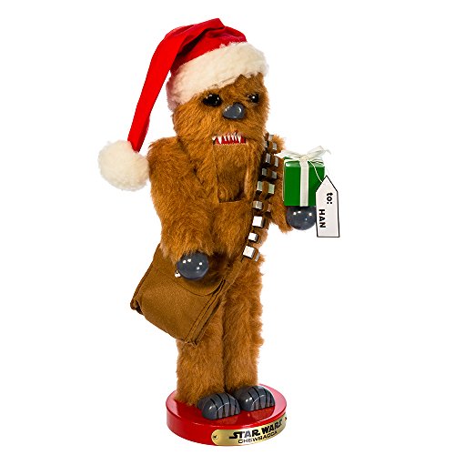 Kurt Adler Star Wars Chewbacca Steinbach Nutcracker Christmas D‚cor, STD, Multicolored