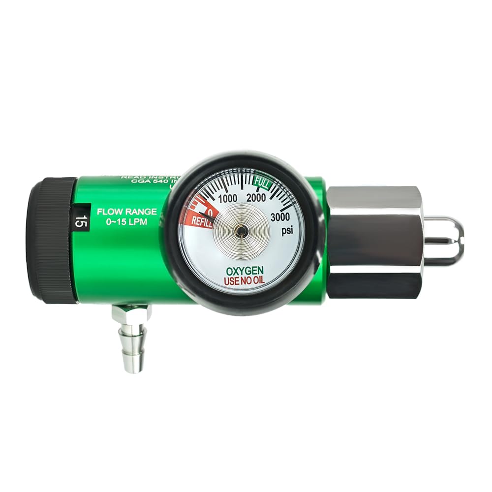Amazon.com: Oxygen Regulator CGA 540 Connection, Adjustable Flow 0