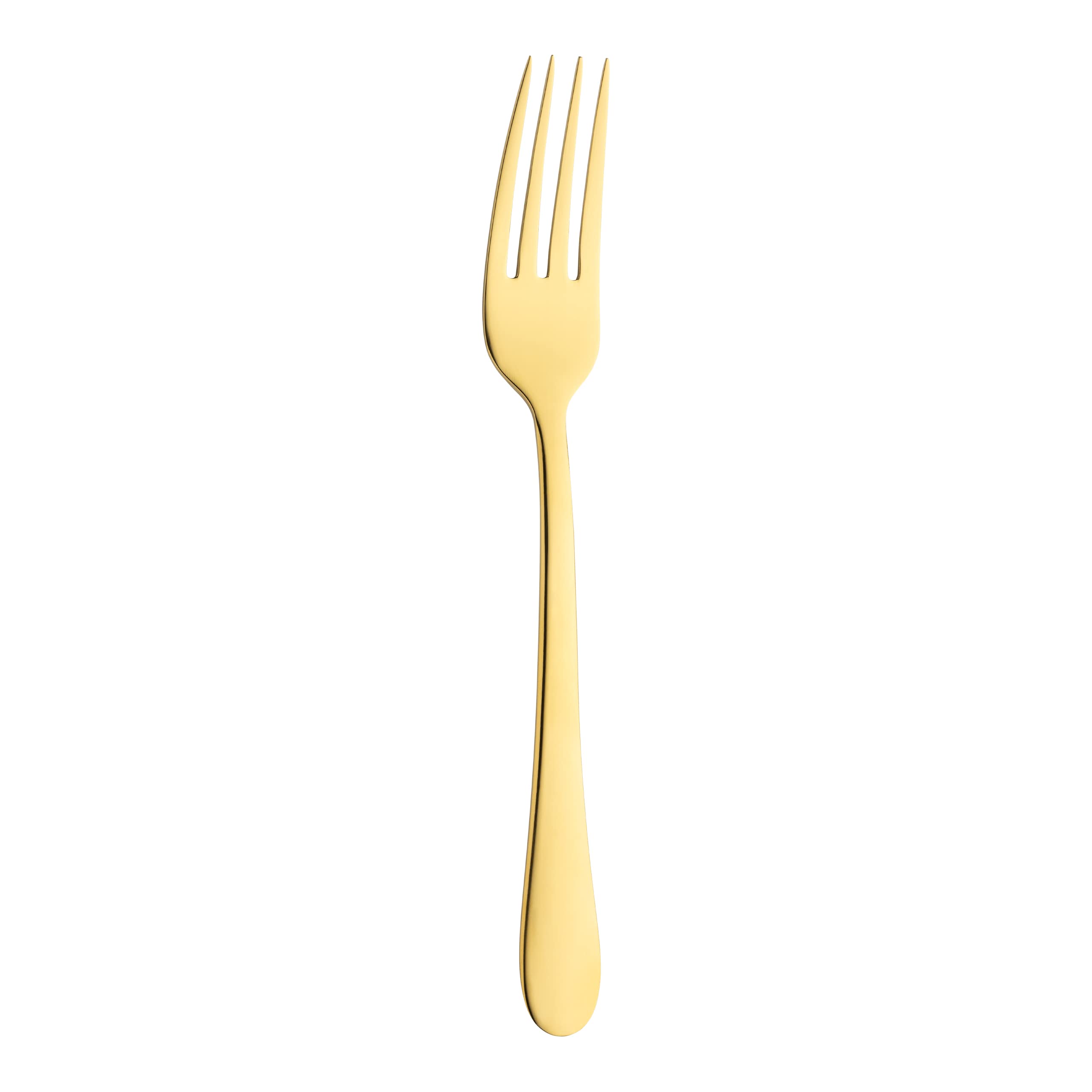 Grunwerg Windsor Juego de Cubiertos de 16 Piezas, Oro, Acero Inoxidable 18/10, Recubrimiento PVD, 4 x Cuchillos de Mesa, Tenedores de Mesa, Cucharas de Postre, Cucharillas de Té