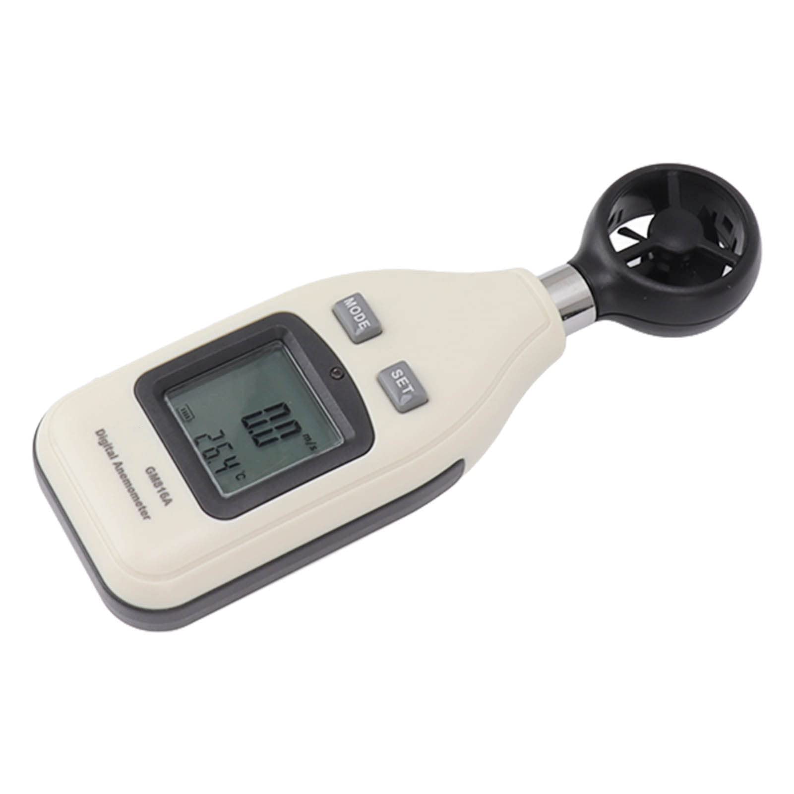 Digital Anemometer LCD Wind Speed Temperature Gauge for Outdoor Activities