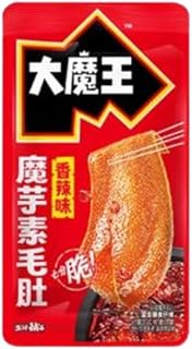 塩津鋪子 大魔王魔芋素毛肚 香辣味 54g 中華物産零食 おつまみ おやつ 間食 スパイシースナック 中国お菓子 (6袋)
