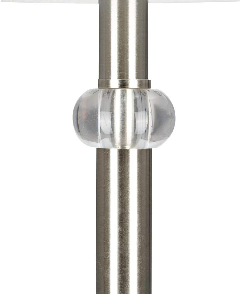 Frее Shірріng оƒƒеr Amazon Brand – Ravenna Home Contemporary Metal Floor Lamp with Acrylic Ball Accents, LED Bulb Included, 60H, Brushed Nickel