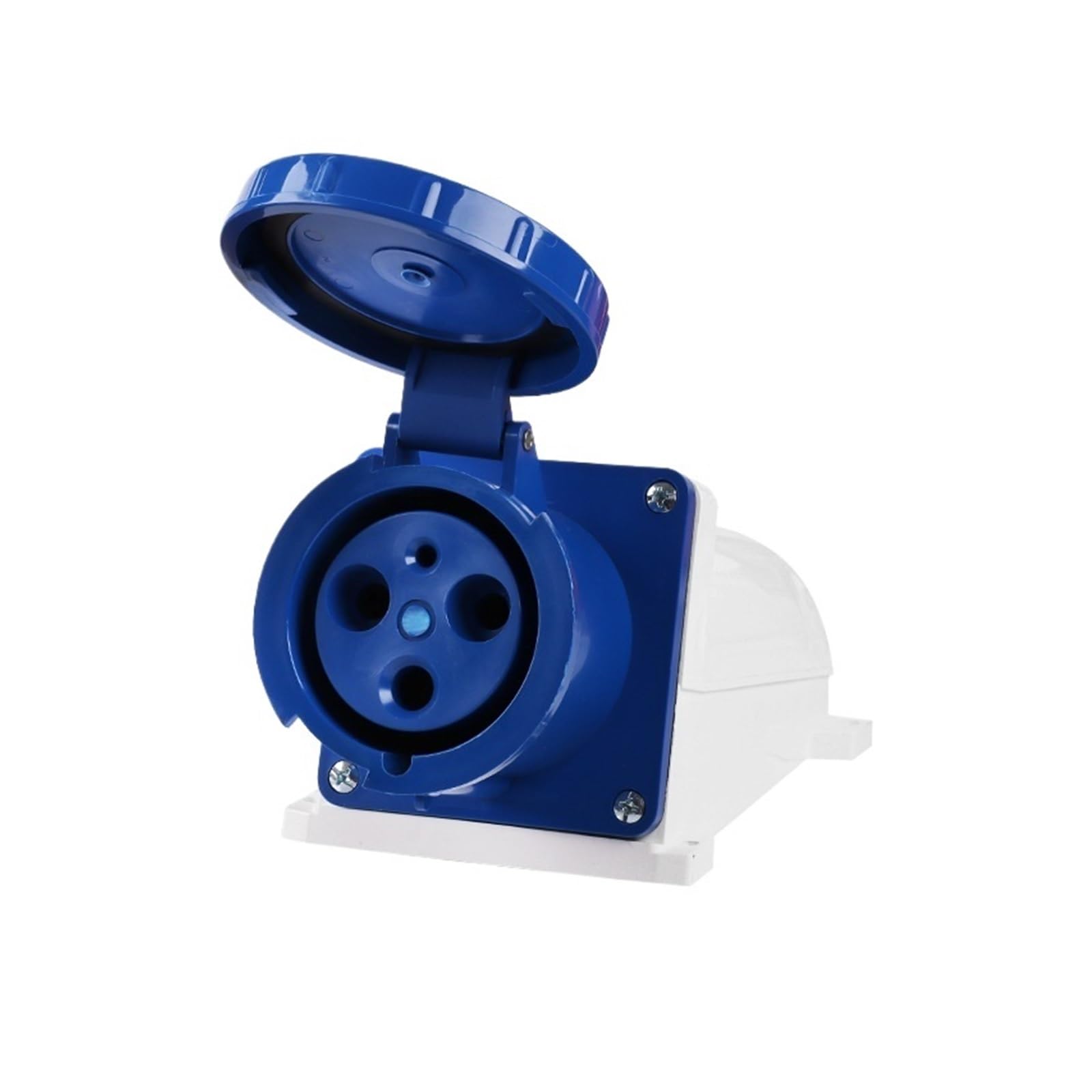 MUYTQAERG Industrial Exposed Three-Phase Four-Wire Socket 3-Hole 125A Aviation Waterproof IP44 ZQ-143