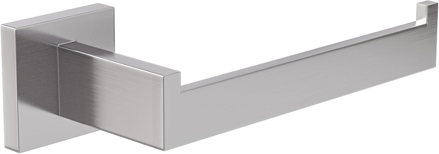 Amig - Bathroom Toilet roll Holder Mod. Isla-3 | Wall-Mounted Toilet Paper Holder Screws Included | 165 x 75 x 55 mm | Stainless Steel | Matt Silver