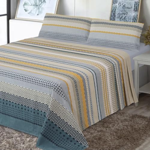 DHESTIA HOME - Juego de Sábanas - Diseño Infantil y Juvenil - Tejido Suave Algodón y Poliéster - Oeko-Tex Color Color B Talla Cama 90
