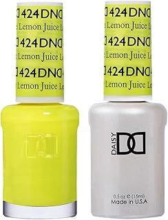 DND Gel Polish Set, Yellow Collection, UV/LED GelPolish and Air Dry Nail Lacquer, Matching Chip-Free Polish Duo, 0.5 Fl Oz Each