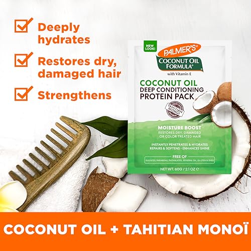 Palmer's Coconut Oil Hair Treatment - Moisturizing & Cruelty Free - Image 4