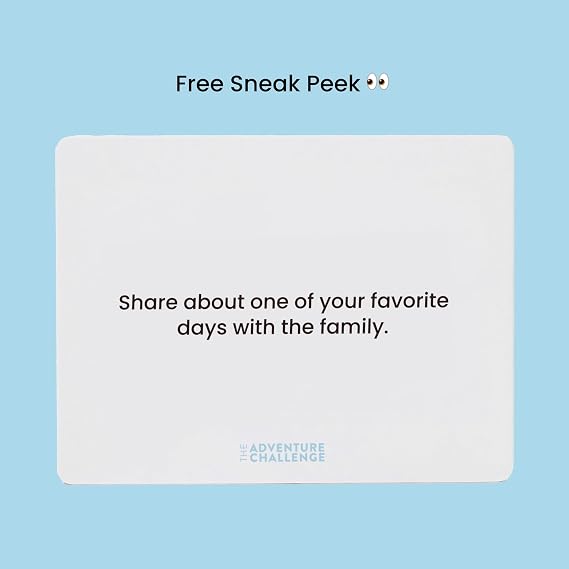 Family Connection Cards 50 Conversation Starters for Kids and Adults Interactive Family Bonding Game for Dinners, Road Trips, Vacations Fun Icebreaker Questions for Meaningful Conversations