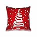 Custom Design Merry Pillow Cases Zippered , Standard Square Holidays Pillowcase - 16 x 16 Inches Cushion Covers