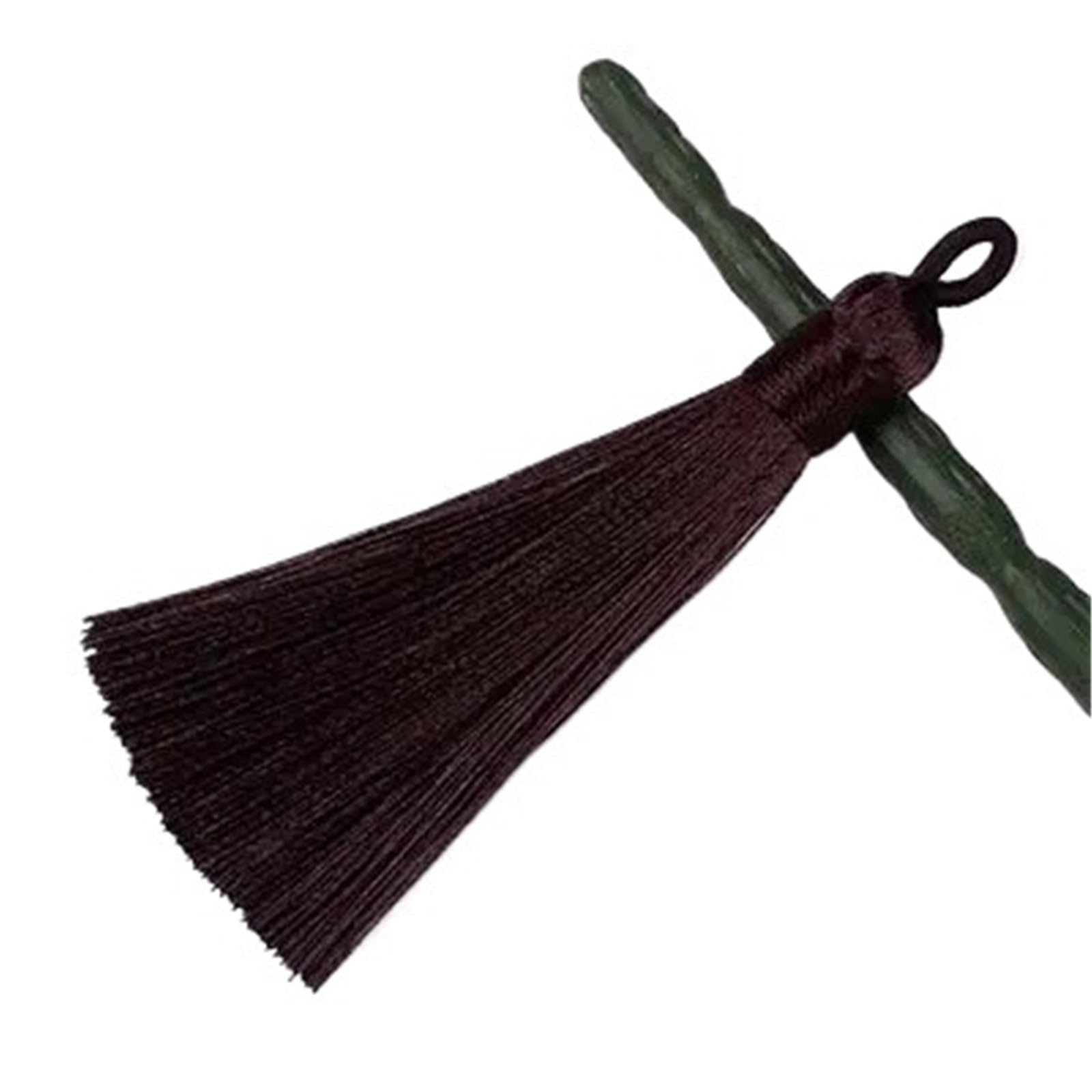 Handmade Silk Tassels with Loop 8cm for Bookmark Keychain Craft