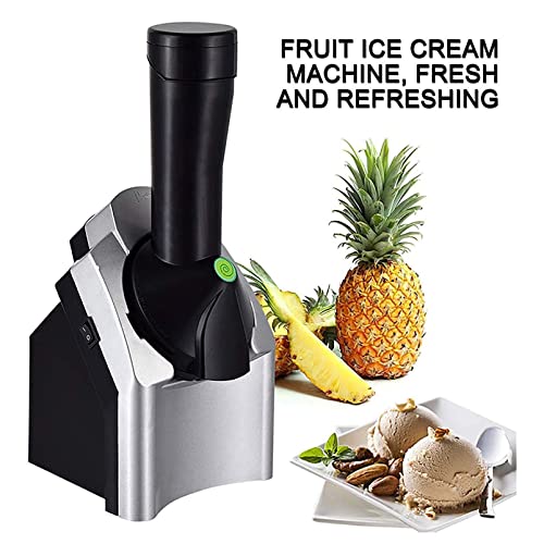 ZIAMOO Professionelle Eiscreme-Maschine, 200 W Automatische Gefrorene Frucht-Eismaschine für den Heimgebrauch DIY-Frucht… – Bild 3