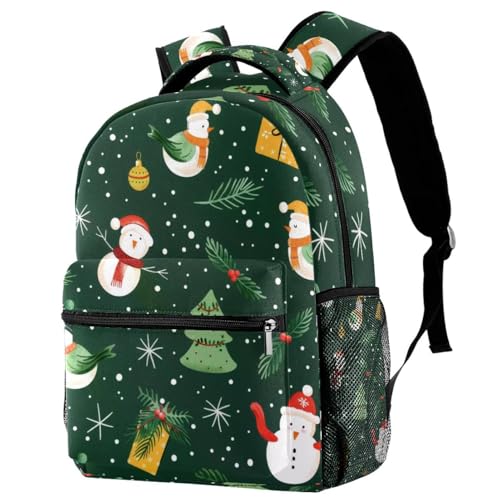 Sac à dos d'école Campus vert multicolore avec porte-bouteille