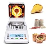 TYH Analizzatore di umidità Alogeno, Tester di Precisione per Lumidità Alogena, con Touch Screen, Alta Precisione 0,005 G, Riscaldamento E Asciugatura Rapidi da 40℃ A 180℃, 0.02G